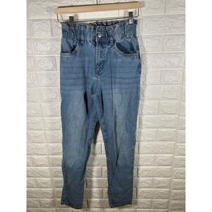Refuge Denim‎ Mom Jeans High Waisted Elastic Waist XS Women's